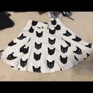 Skater cat skirt